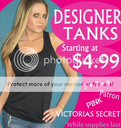 Designer Tanks for as LOW AS $4.99!